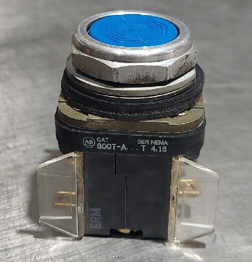 ALLEN BRADLEY BLUE PUSH BUTTONS 800T-A SER T TYPE 4,13