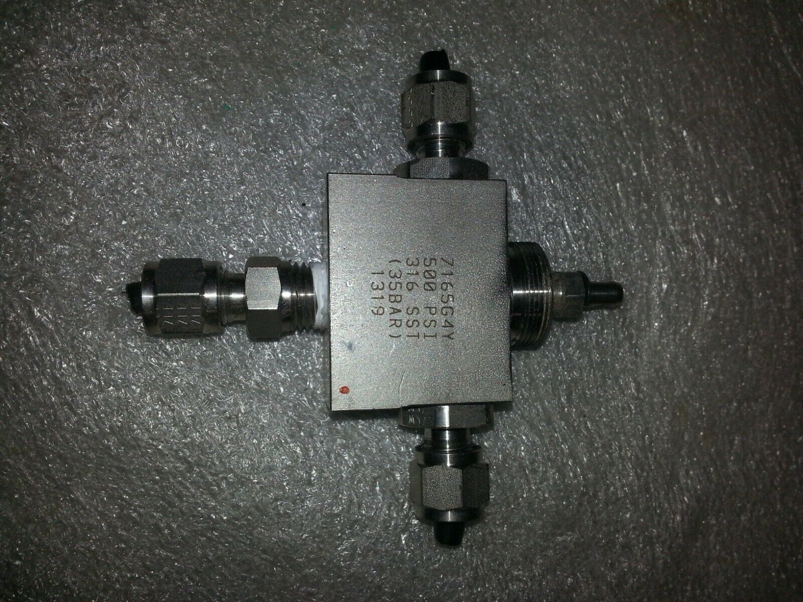 HOKE SELECTO-MITE 316 SST MV 5472 7165G4Y 500PSI 316SST 35BAR 1319
