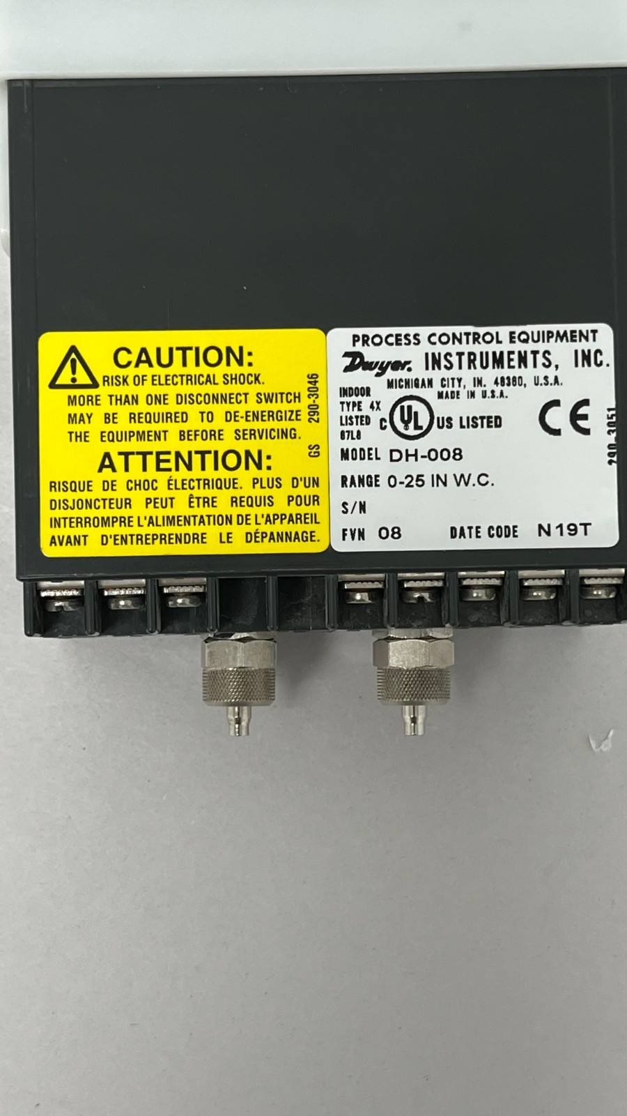 DWYER DH-008 Digital Panel Meter – 100 V AC – 240 V AC – 2HLL4 – BRAND NEW