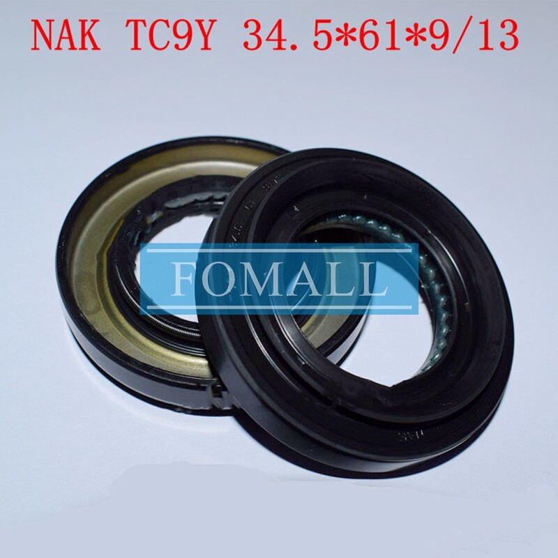 QTY:1 For NAK skeleton oil seal TC9Y 34.5*61*9/13 NEW