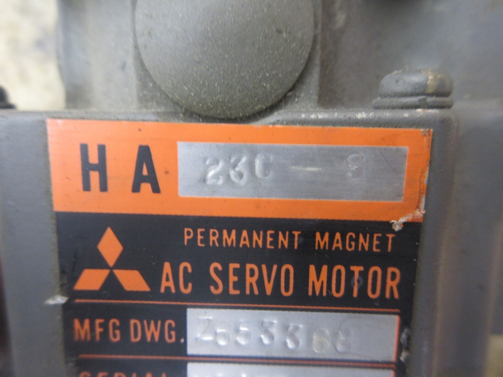 MITSUBISHI MOTOR HA 23C-S HA23C FA CODER OSE 5K-6-12-0 TS 5146 N12 BKO-NC6214