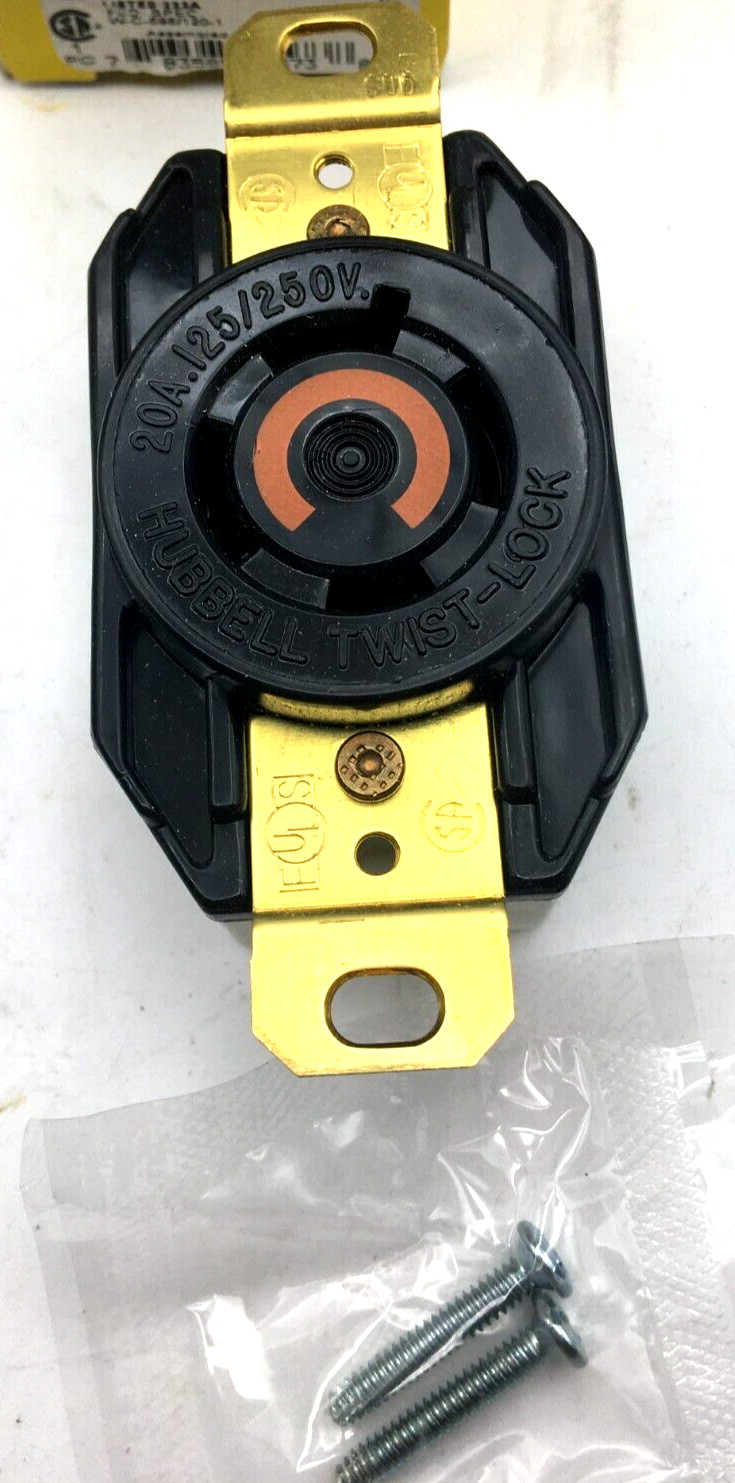 Hubbell Lot of 4 Twist Lock Receptacle HBL2410, 4710, New