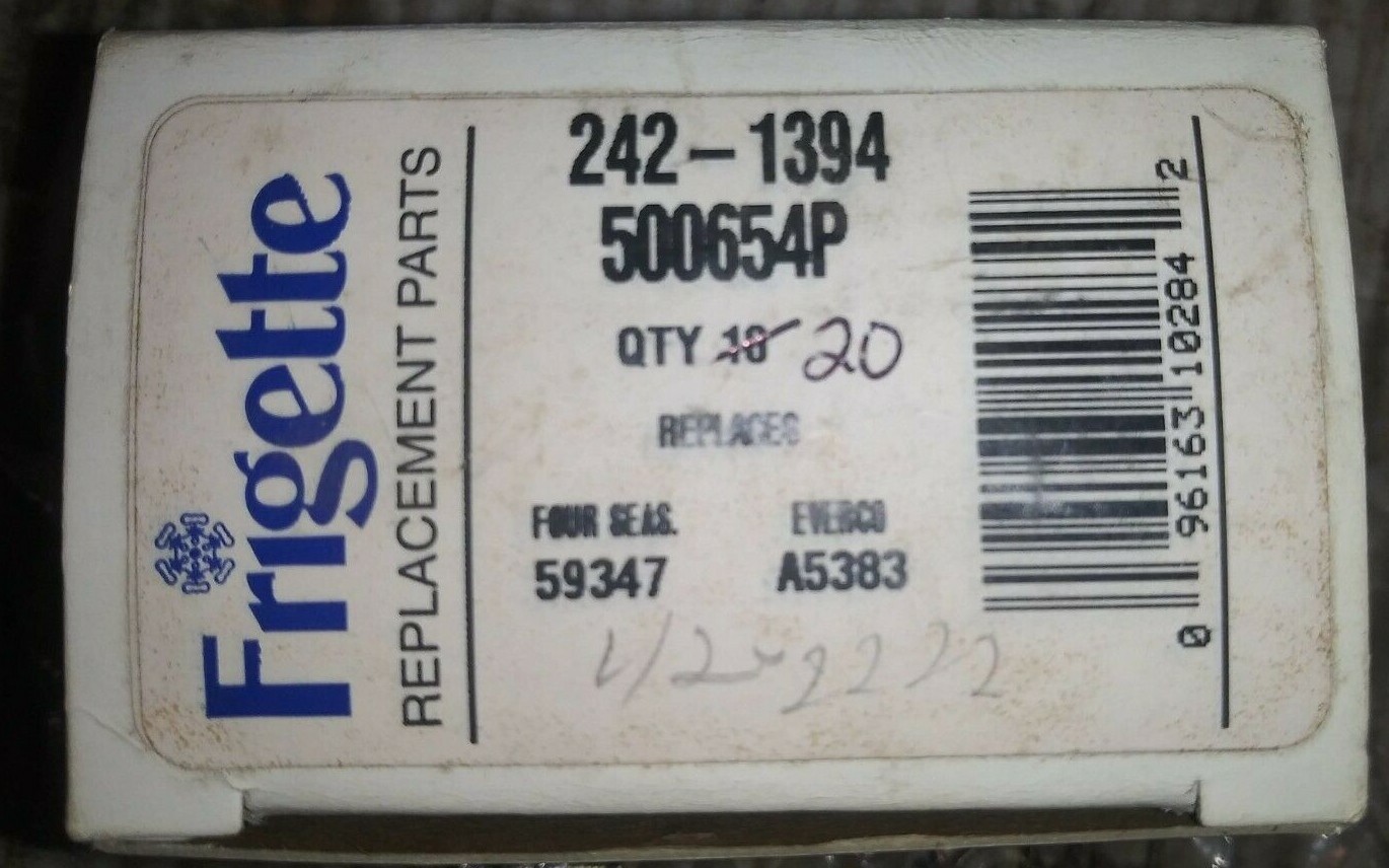 20 NEW FRIGETTE 242-1394 (500654P) A/C SYSTEM VALVE CORES NIB ***MAKE OFFER***