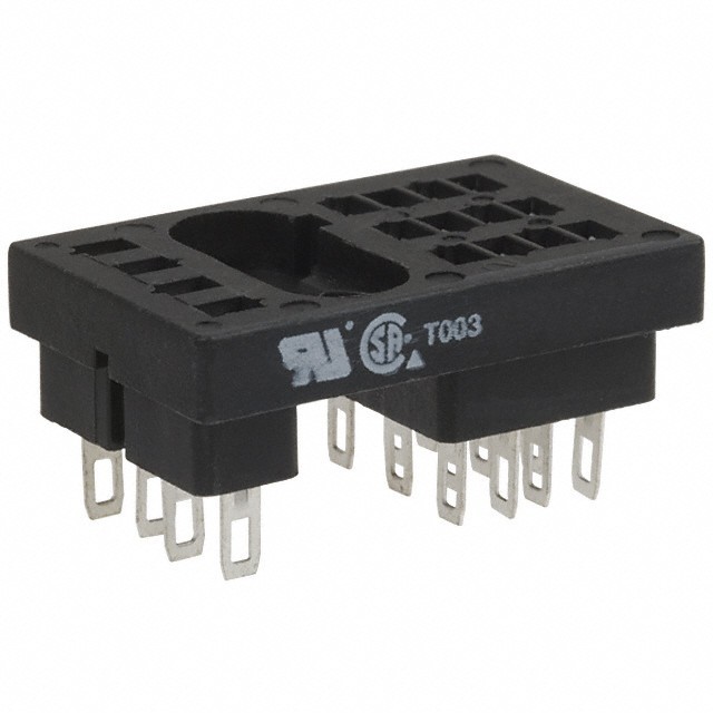 4-pcs PB 1393143-9 / 27E126 16 Position Pin Relay Socket 10A Panel Mount 4 Pole