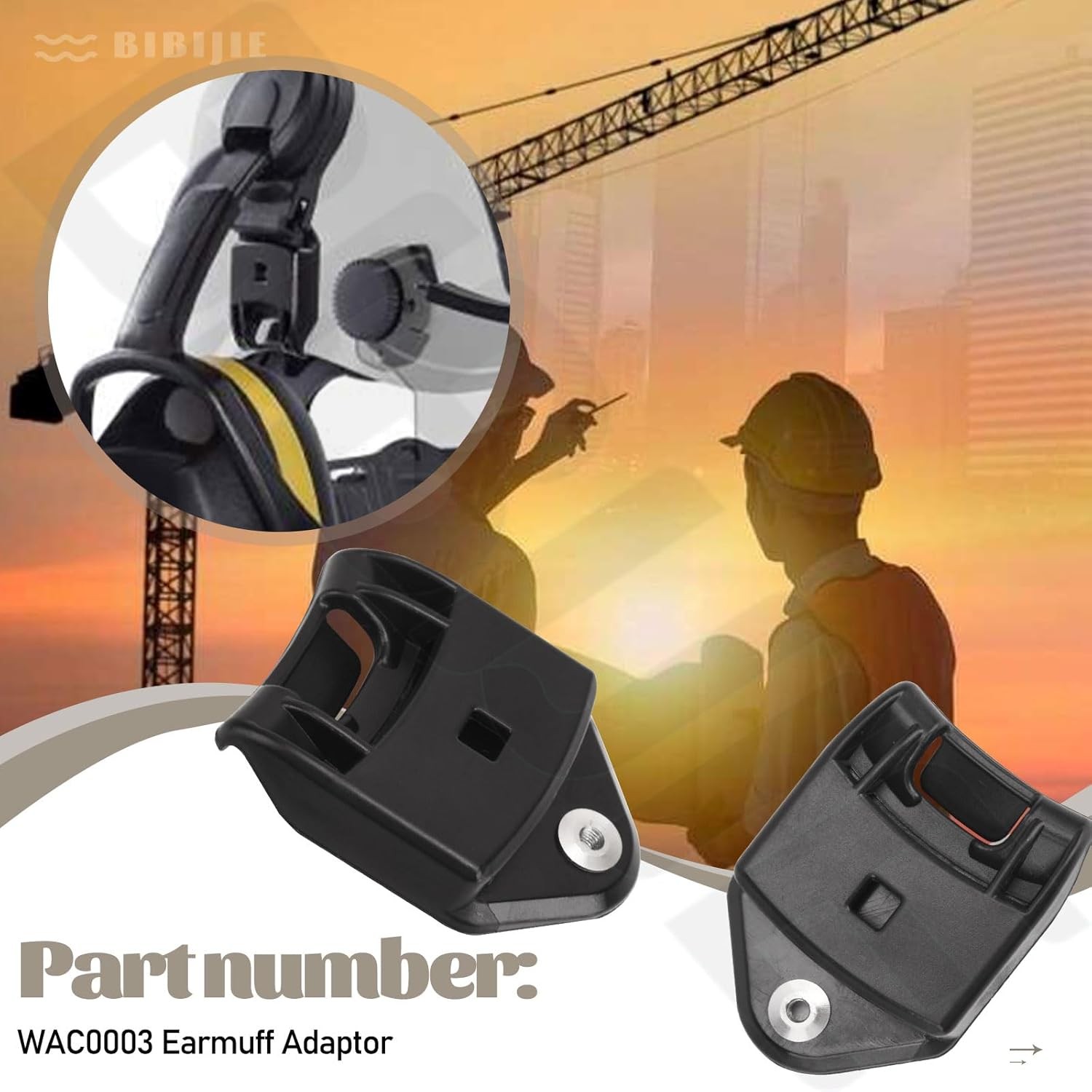 2 PACK WAC0003 EARMUFF ADAPTOR FOR KASK FOR ALL PLASMA, SUPER PLASMA W