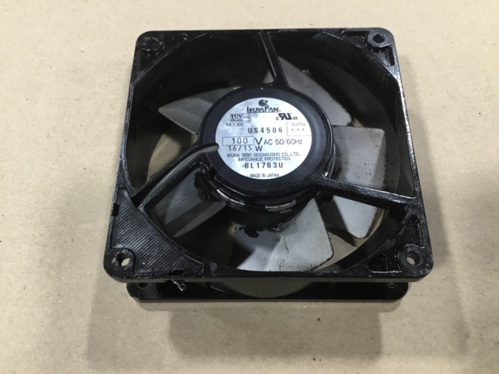 Ikura Fan US4506 Cabinet Fan 100VAC 16/15W #23A26