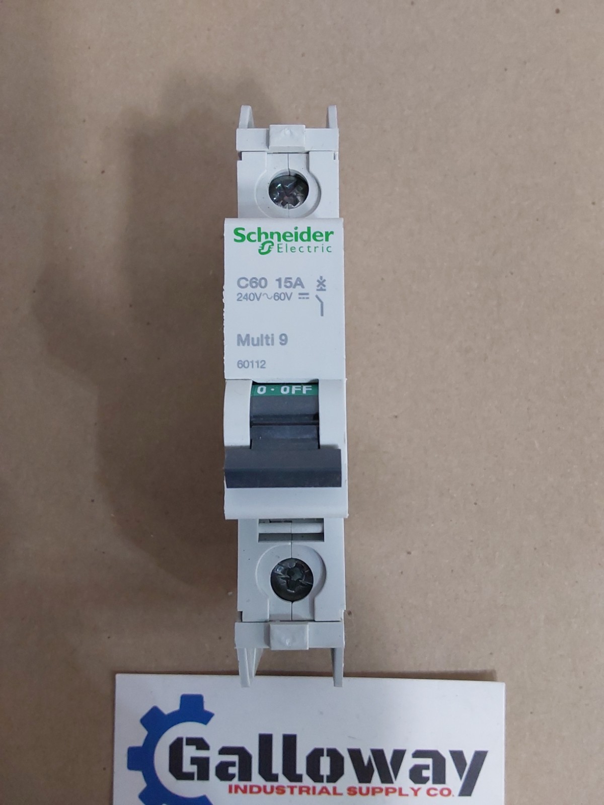 SCHNEIDER ELECTRICS C60 15A 240V 60V MULTI