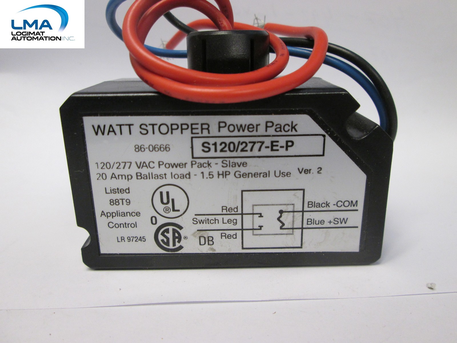 The Watt Stopper S120/277-E-P BALLAST LOAD 20AMP Power Pack 120/277VAC *** NEW