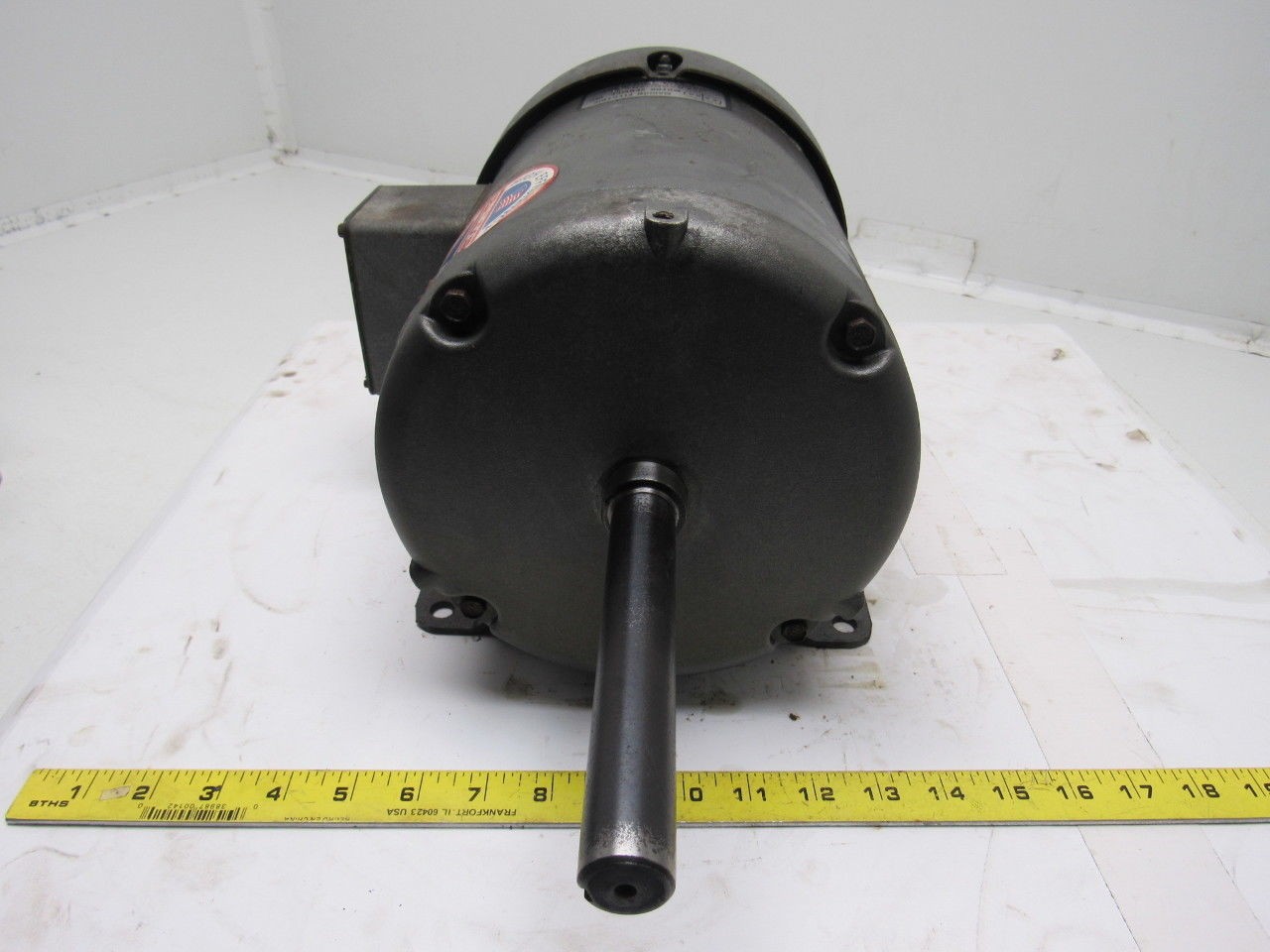 Baldor M3610 3/2 Hp Extended Shaft 7/8″ 5″ Long AC Motor 208-230/460 3450 RPM