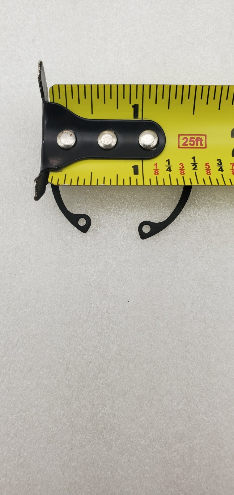 NEW LOT Pack of 25 Rotor Clip Retaining Rings 1-3/8″ McMasters # HO-137ST PA