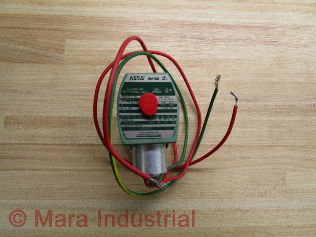 Asco 8262G2V Solenoid Valve 120V