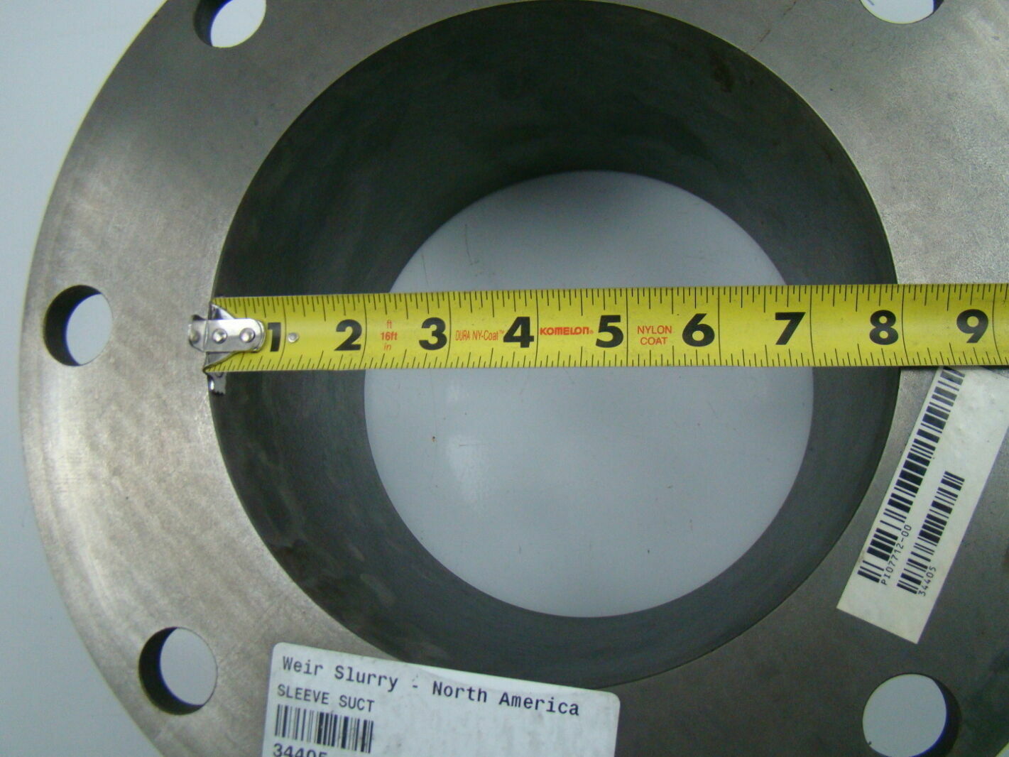 Weir Slurry Sleeve Suction 8 NPS 34405