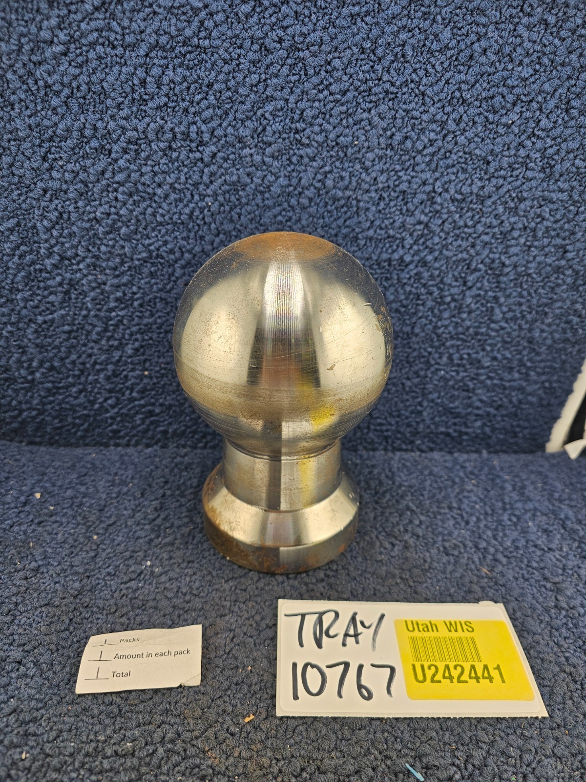 Ball Head, 85.69mm Base Diameter x 101.14mm Ball Diameter