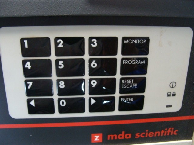 HONEYWELL MDA SCIENTIFIC CM4 GAS MONITOR 874000 REV 7 120VAC 3A