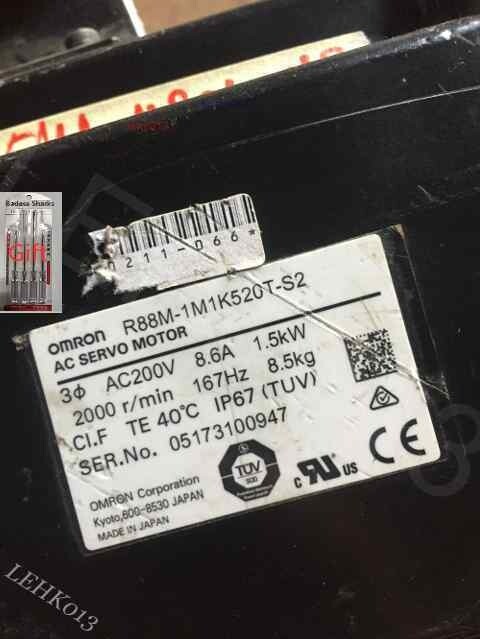 R88M-1M1K520T-S2 90day warranty via DHL or FedEx