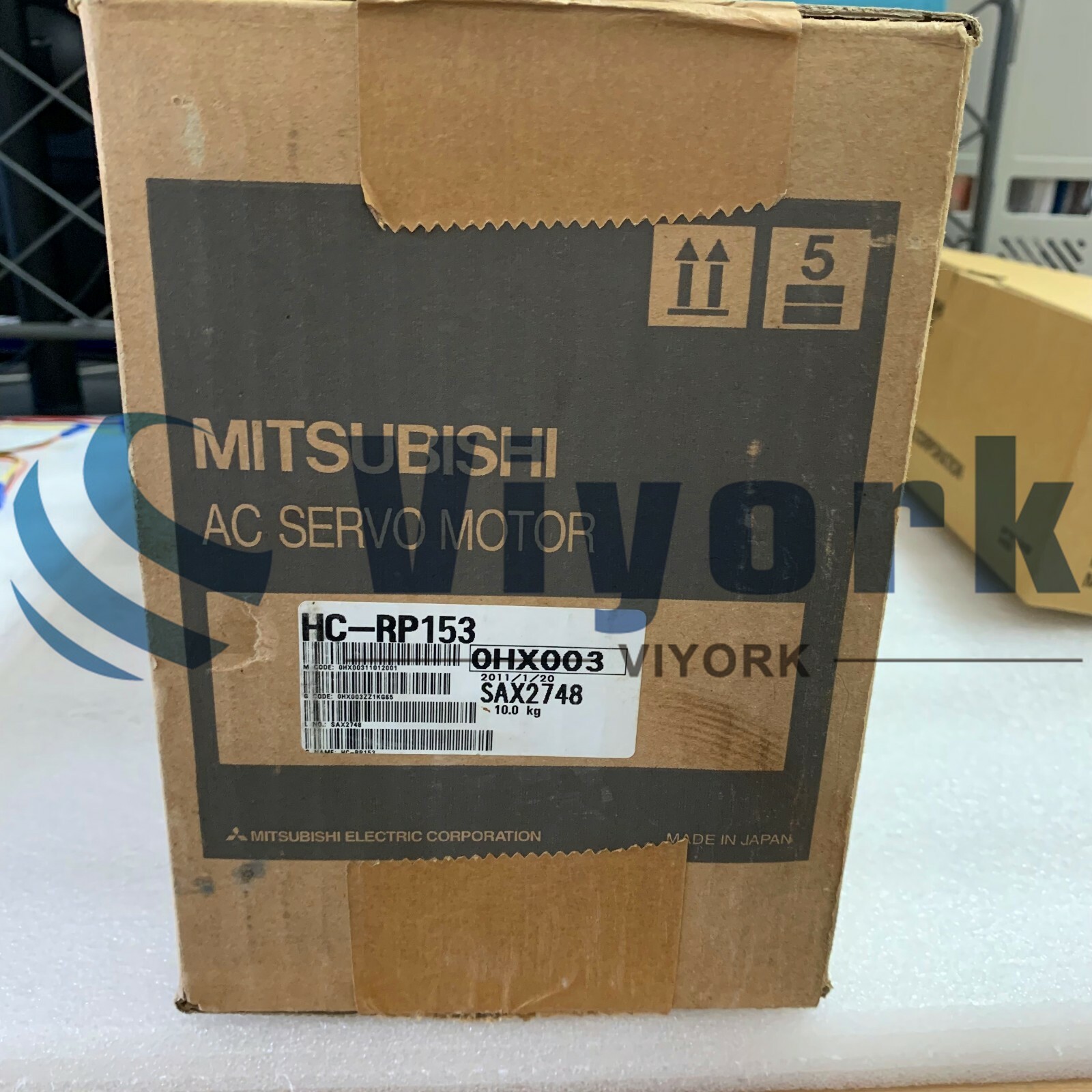 Mitsubishi HC-RP153 AC SERVO MOTOR SRVMTR 1.5KW 3000RPM NEW