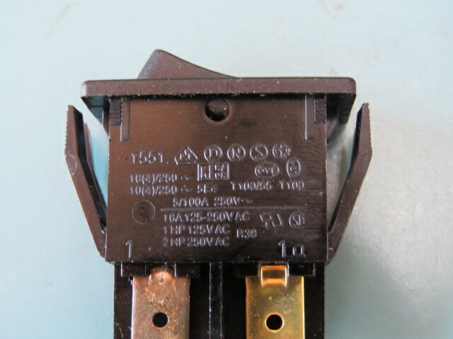 MARQUARDT SWITCHES 1551.3202 Qty of 25 per Lot Switch, Rocker, SPNO, ON-OFF, IP