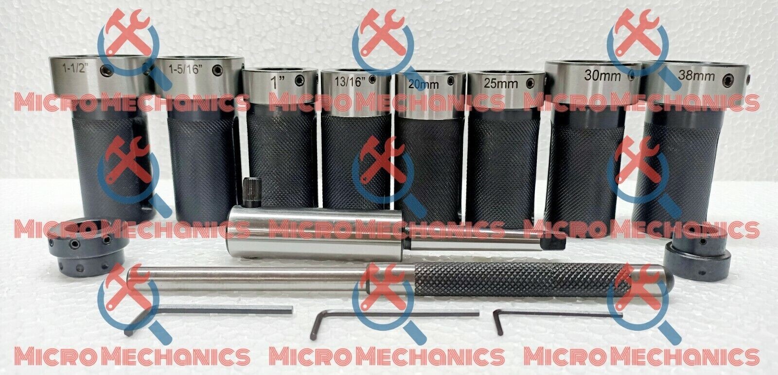 10x Die Holder Kit For Lathe Tailstock Morse Taper # 1 Sliding Action- Inch & MM