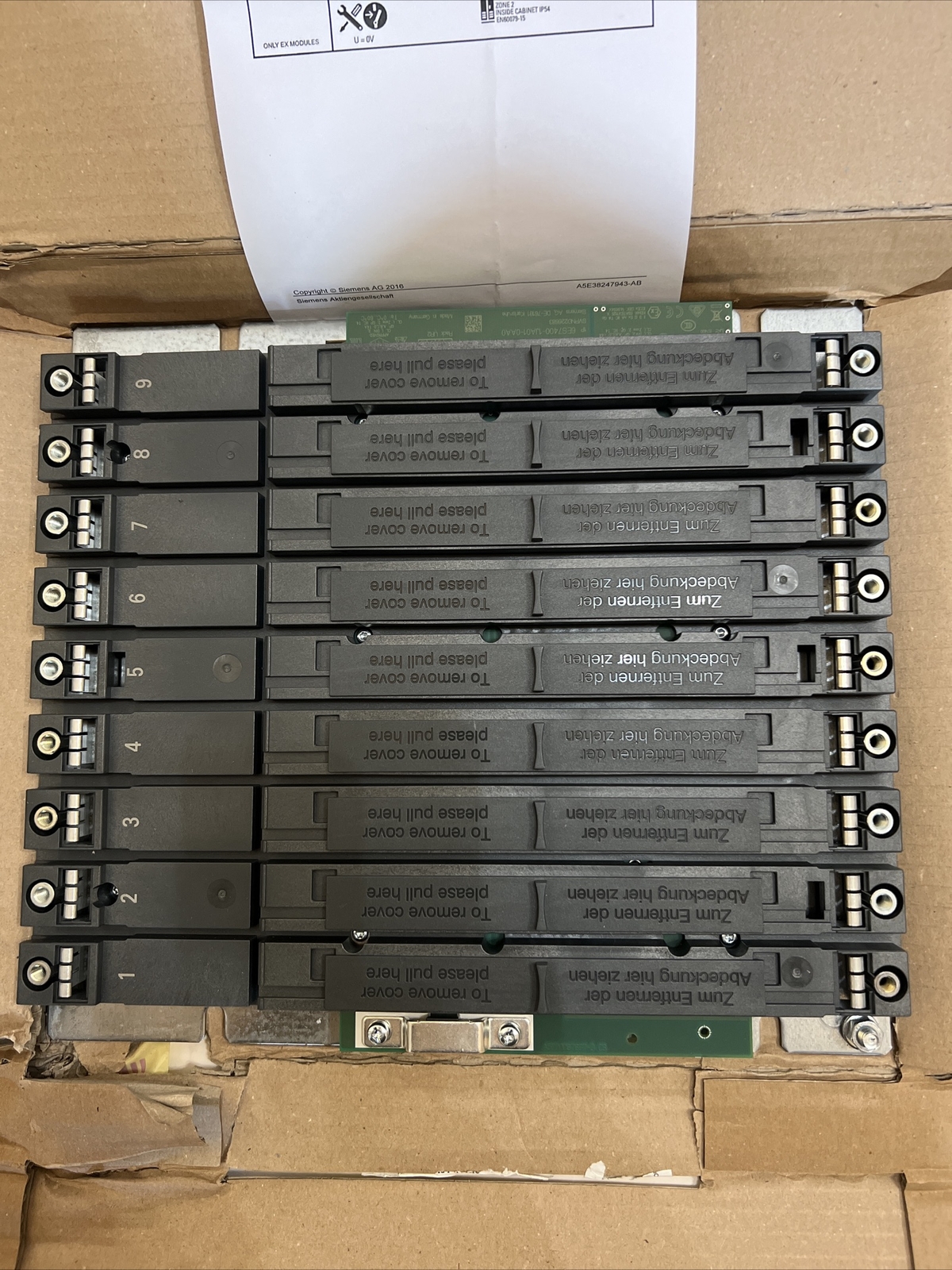 SIEMENS Simatic S7-400 RACK, 1JA01-OAAO New & Free Shipping