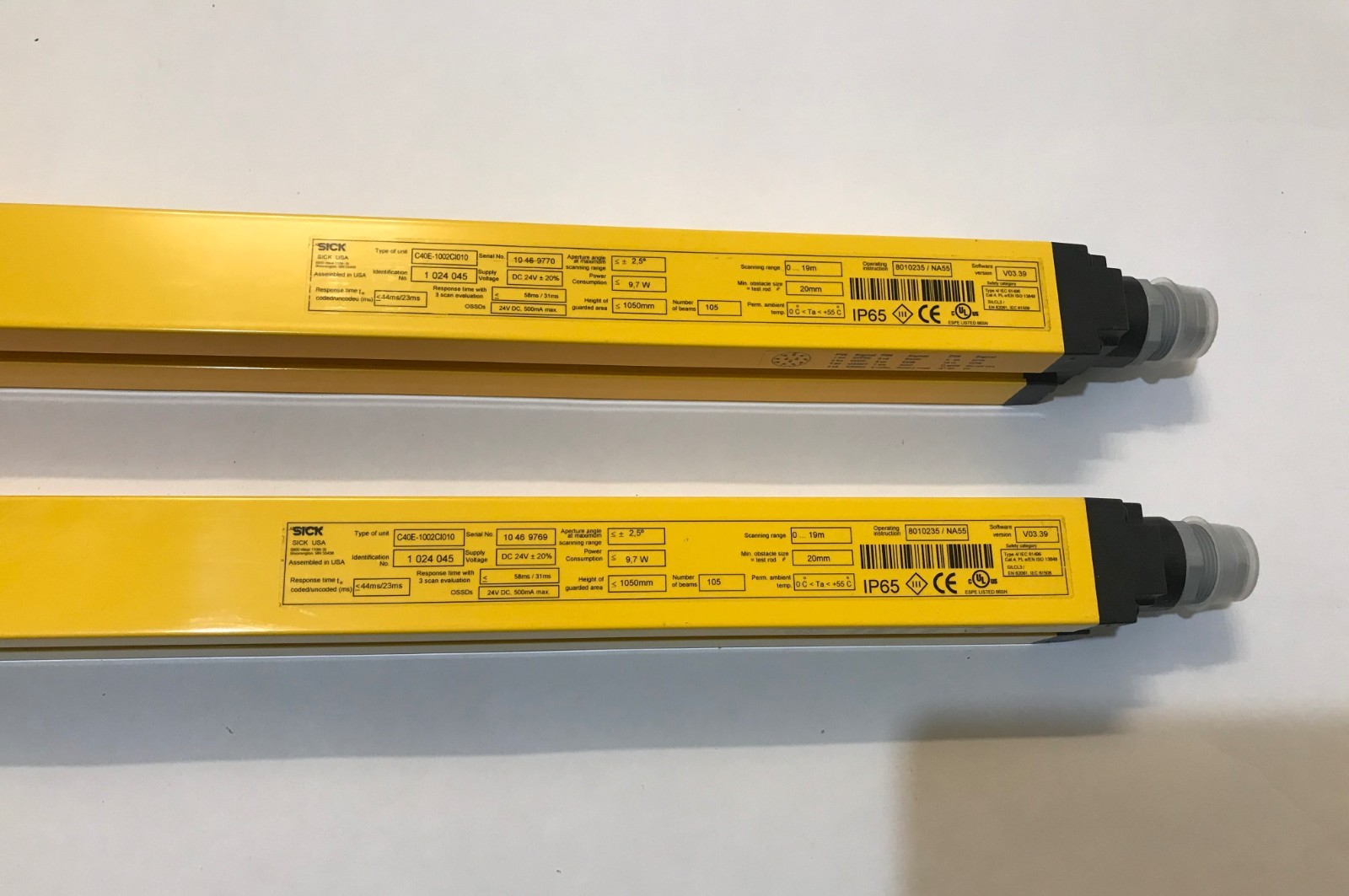 SICK C40E-1002C1010 LIGHT SCREEN C4000 SERIES ENTRY / EXIT NEW (1024045)
