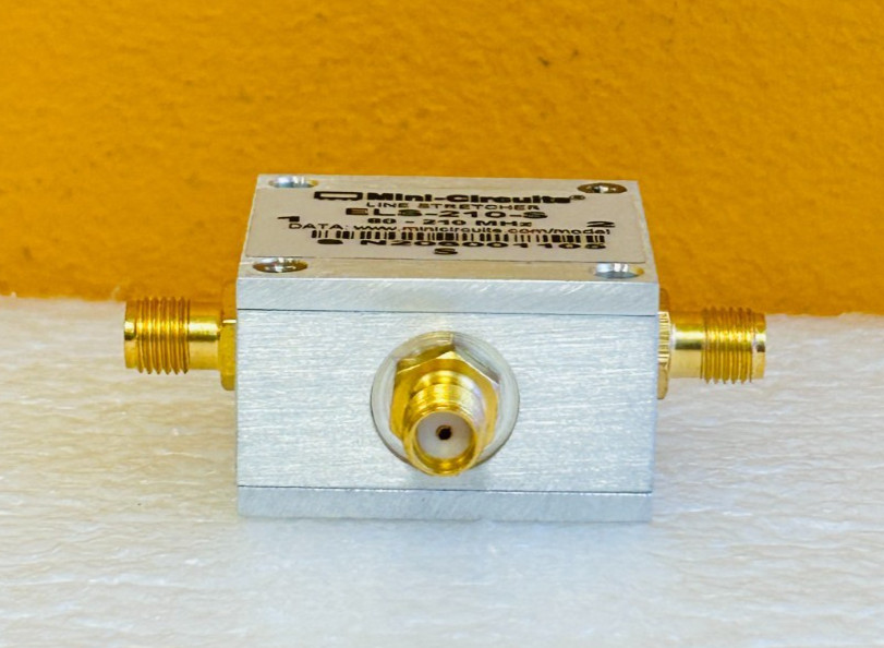 Mini Circuits ELS-210-S, 80-210 MHz, SMA (F) 360° Electronic Line Stretcher New!