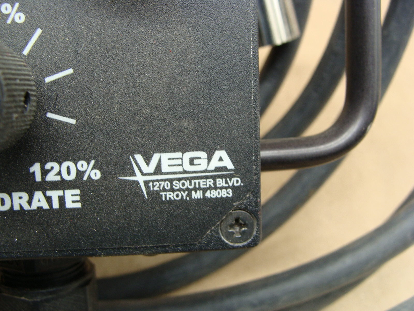 VEGA CONTROLLER .01-10 JOG 0% – 120% FEEDRATE