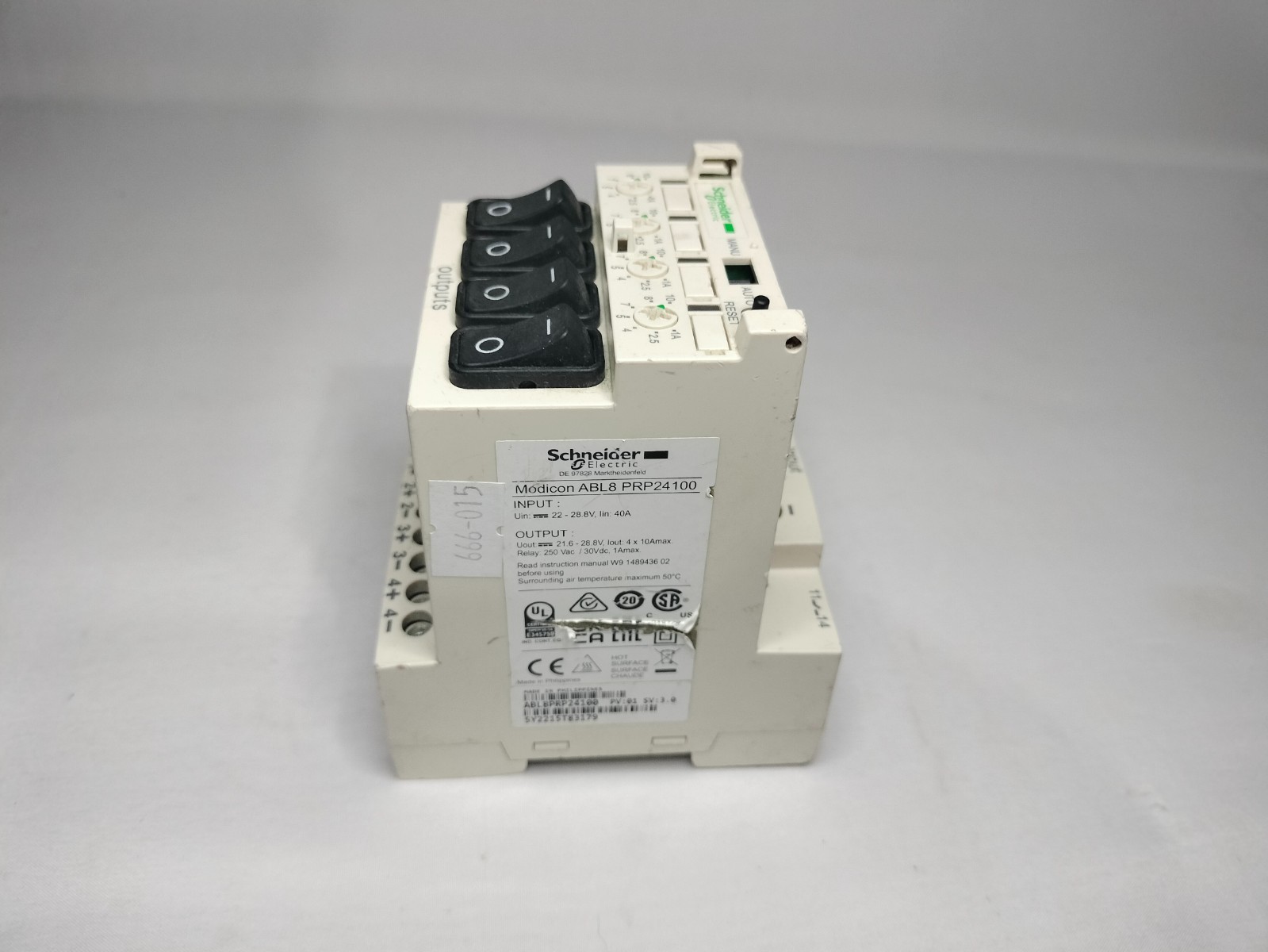 Scheider Electric ABL8 PRP24100 ABL8PRP24100 Universal Protection Module 40A