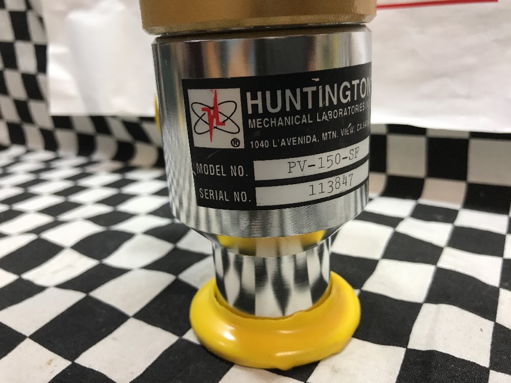 HUNTINGTON Pneumatic angle valve NW-40 w/Solenoid, PV-150-SF & 53JJ8XGB #129C4