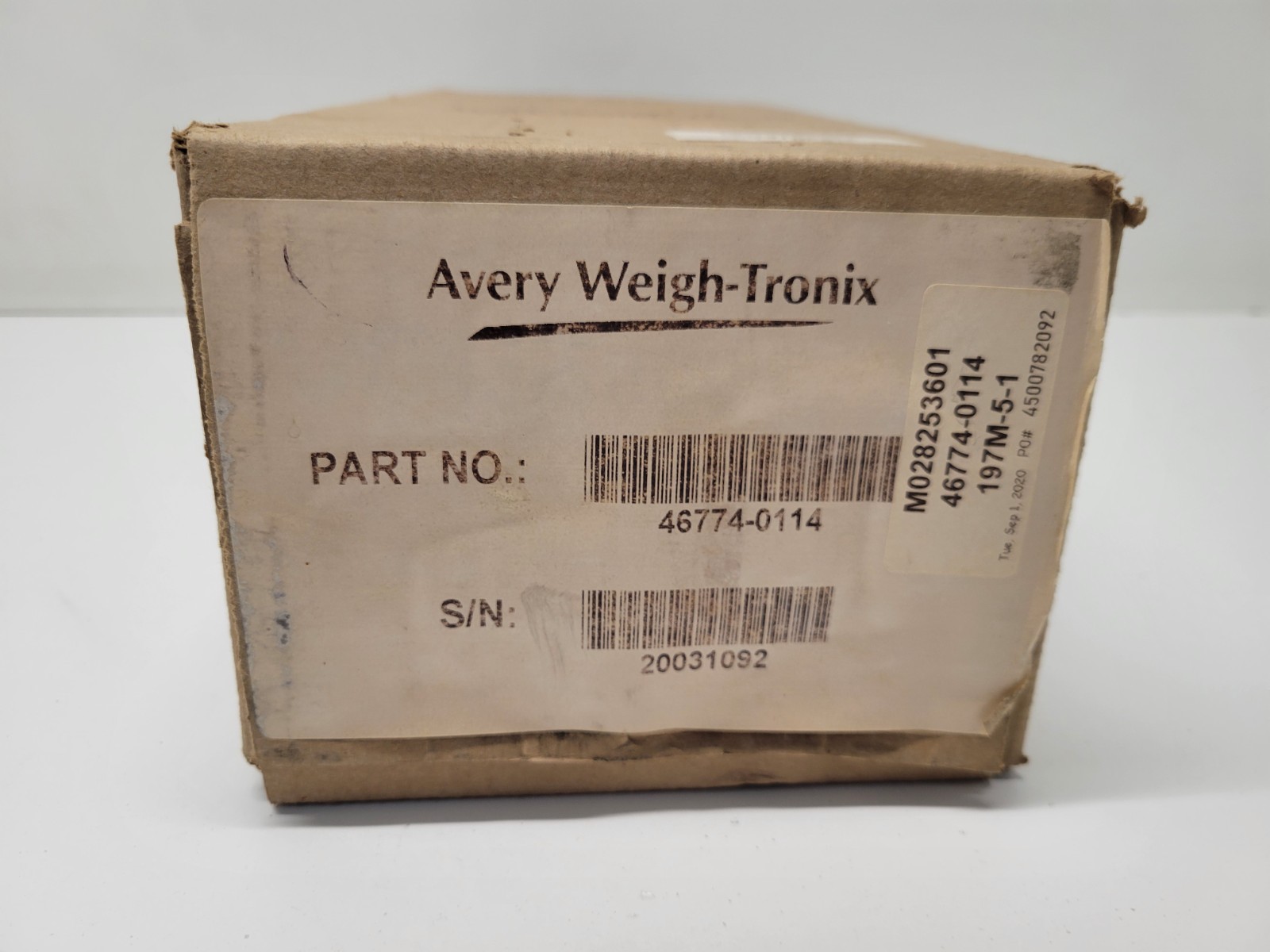 NEW OLD STOCK! AVERY WEIGH-TRONIX LOAD CELL 46774-0114