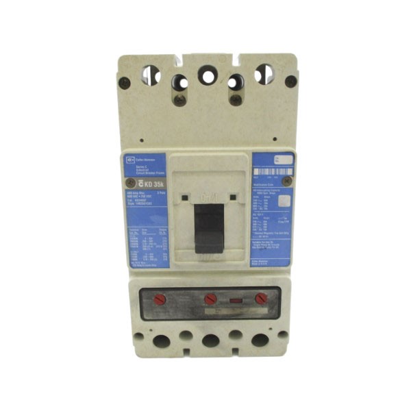 CULTER HAMMER KD3400F 1492D81G03 SER. C 600VAC 400A UNMP