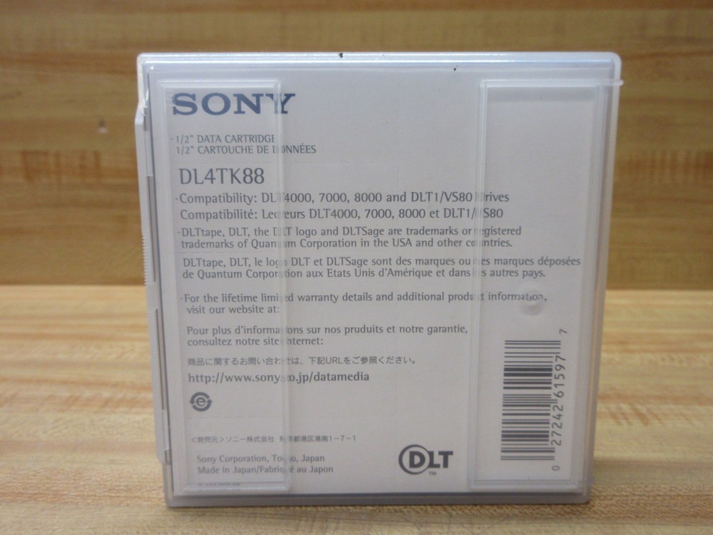 Sony DL4TK88 Data Cartridge DLT Tape IV (Pack of 3)