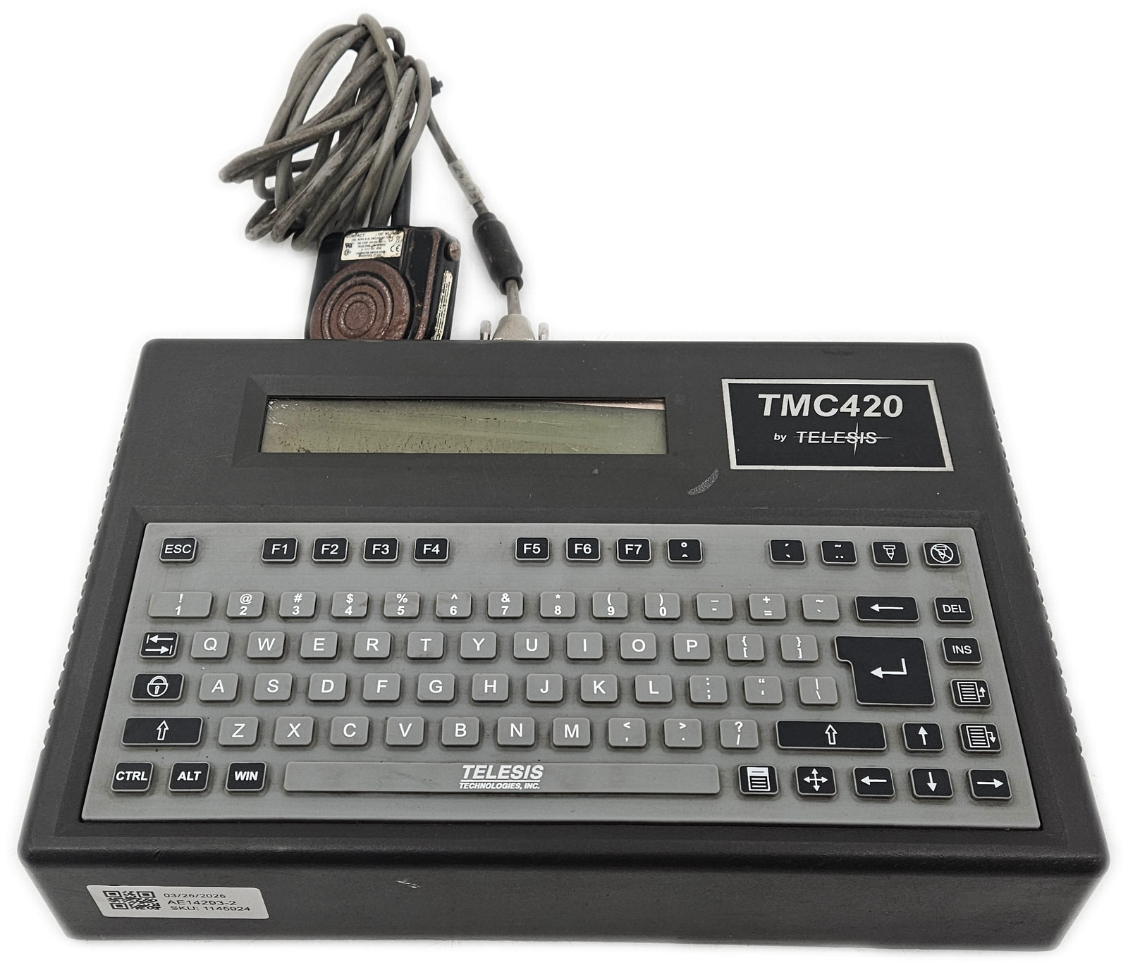 Telesis TMC420 Marking Controller with Foot Pedal