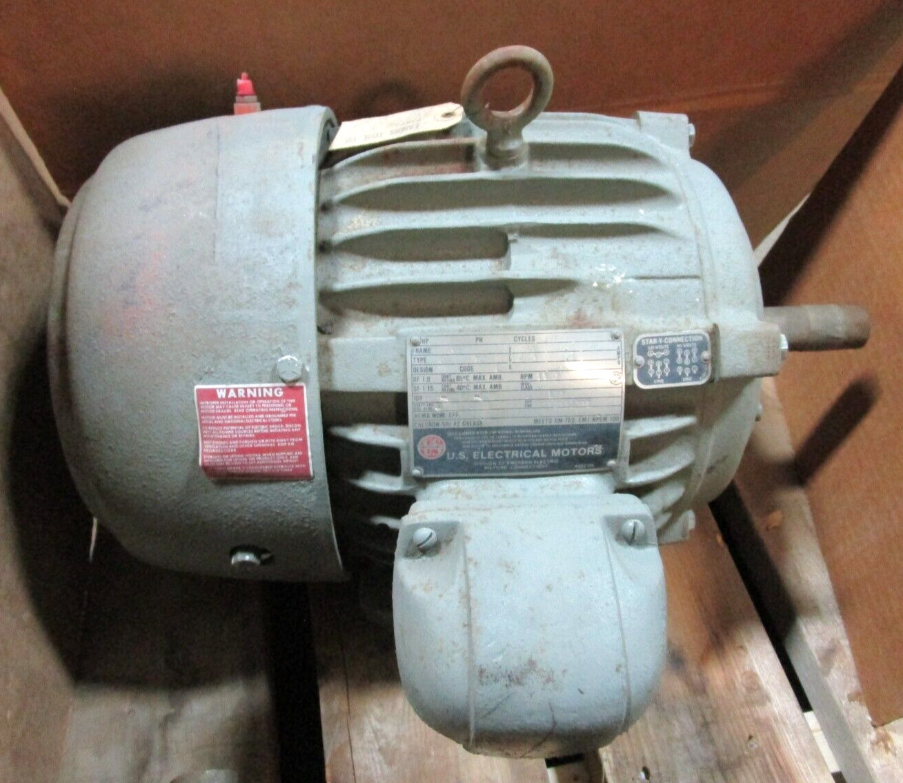 US Electrical Motors 2HP 3 PH 213 Frame 230/460 Volts 51204LR