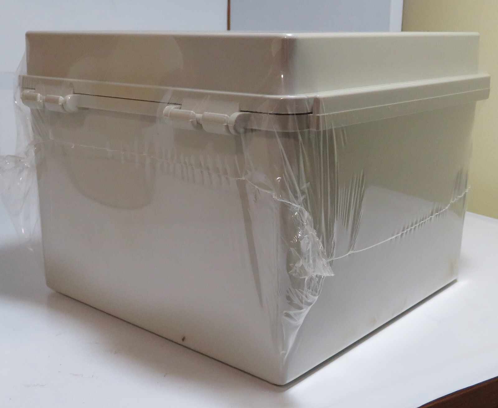 BUD IND NBF-32414 Light Gray Acrylonitrile Butadiene Styrene Wall Mount NEMA Box