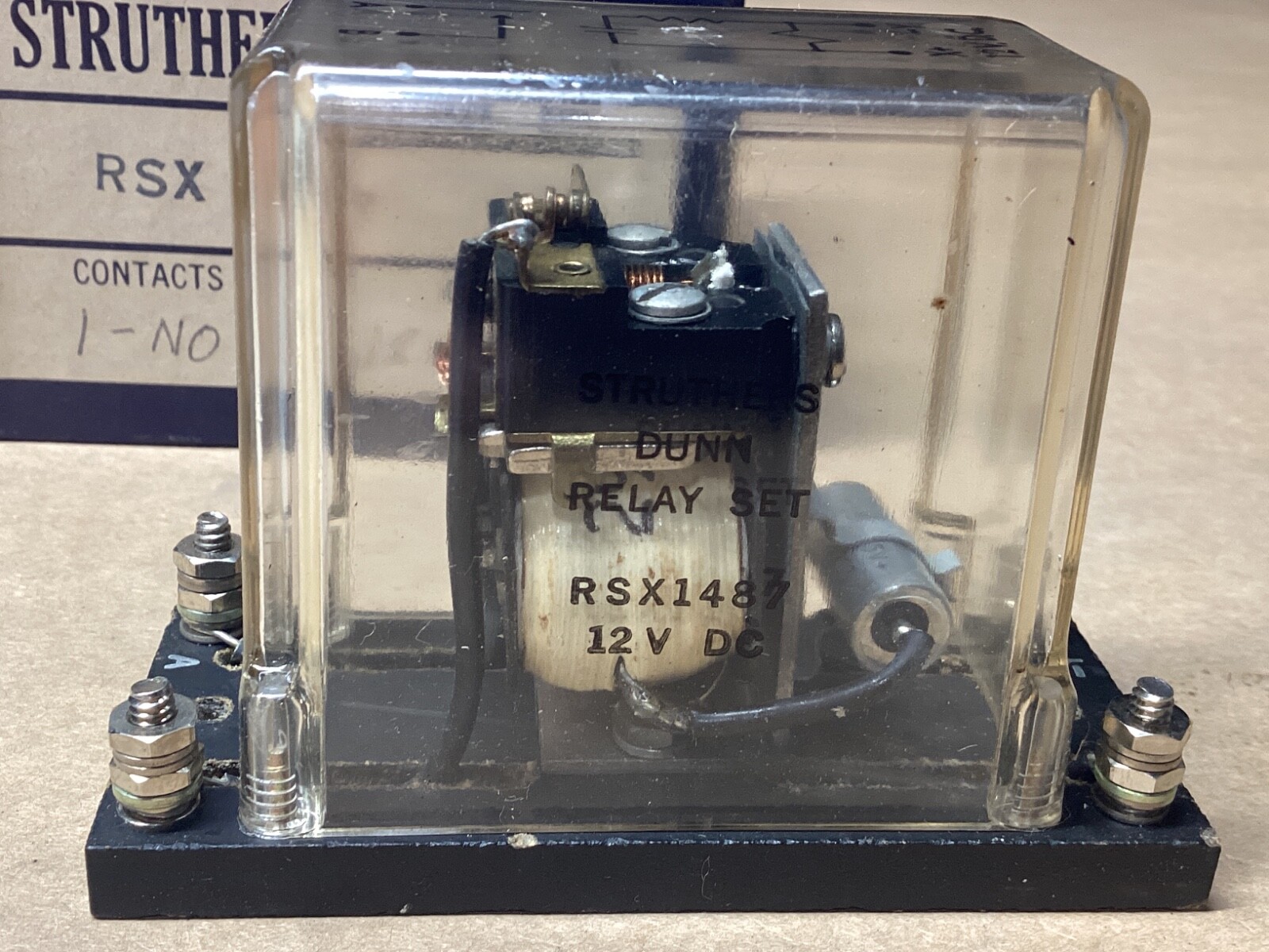 STRUTHERS-DUNN RSX1487 RELAY SET 12VDC #101G147*CO