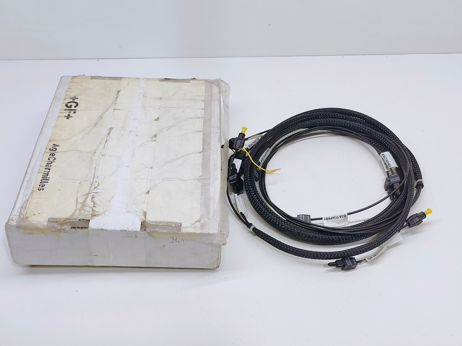 Toshiba Optical Fibre Cable Rack 195072 REV01 G130 CNC EDM Industrial Cable