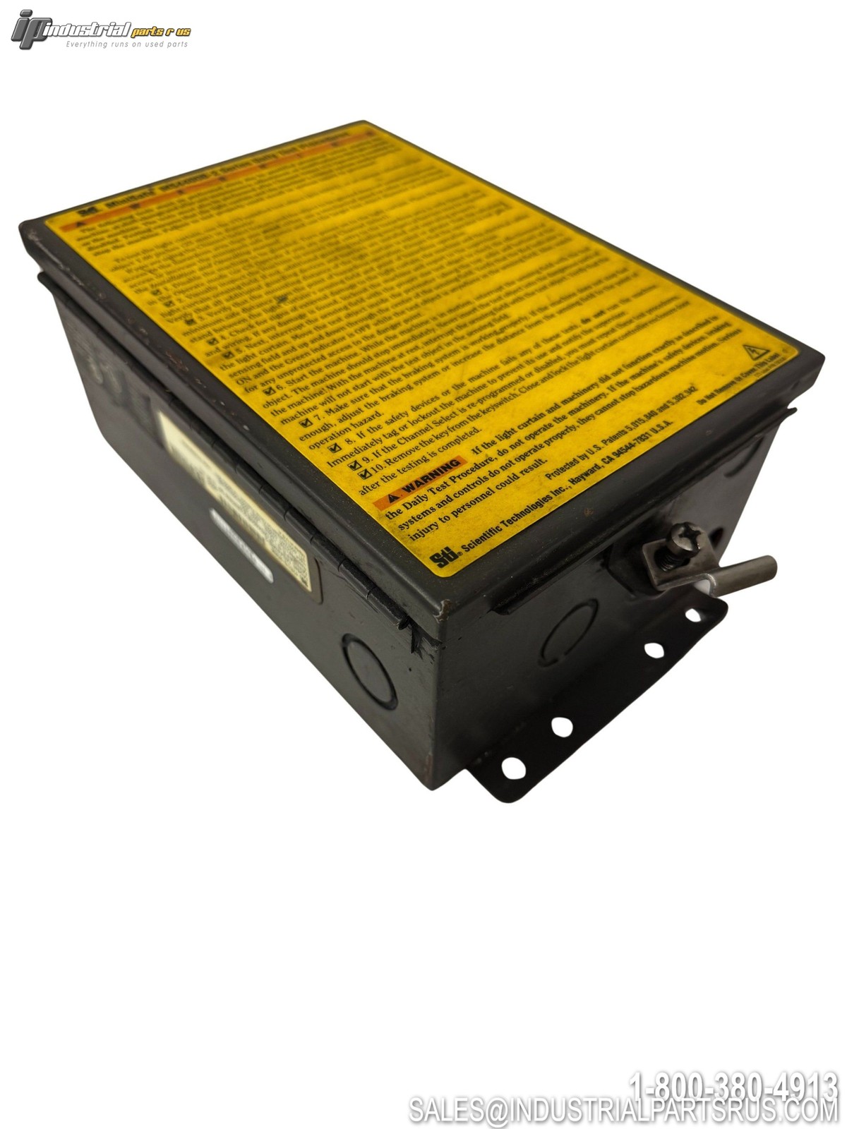 STI MS4400B-2 MiniSafe-B Safety Light Curtain Receiver 50ft Range – RECEIVER ONL