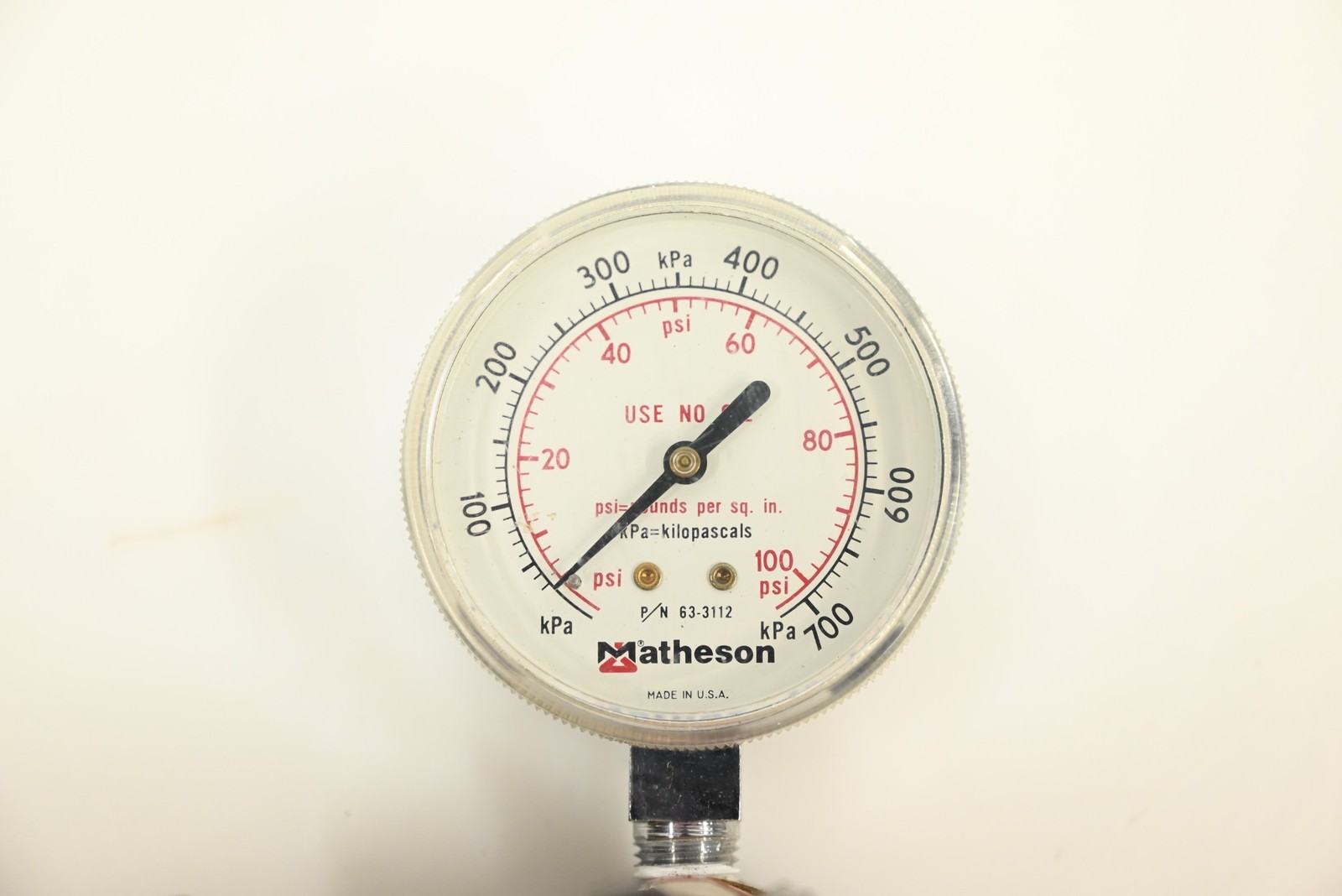 Matheson 3423 Brass High Purity Gas Regulator