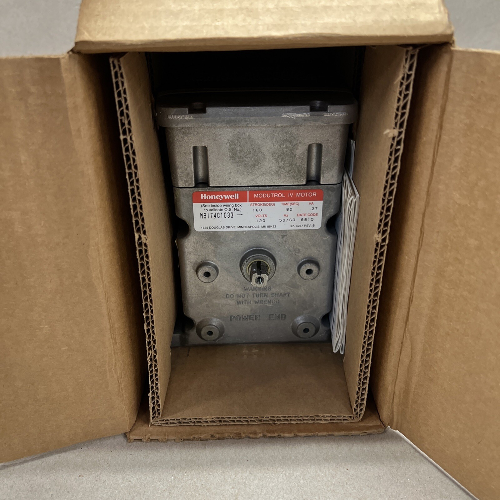 HONEYWELL M9174C1033 120V 30-60S NSNP
