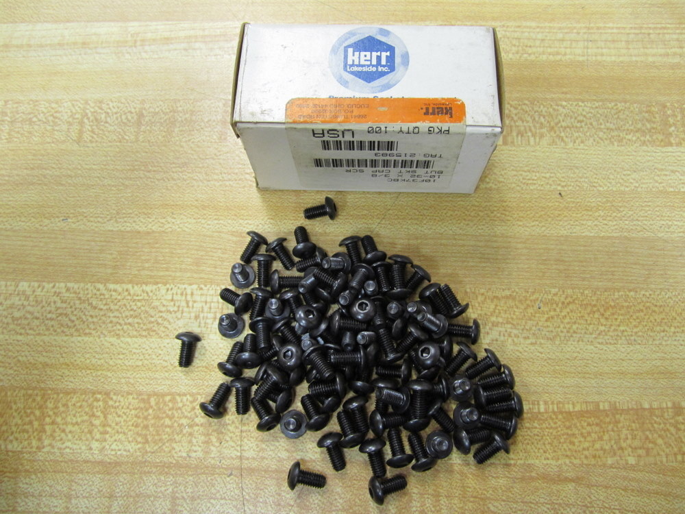 Kerr Lakeside 10F37KBC #10-32 Cap Screw (Pack of 100)
