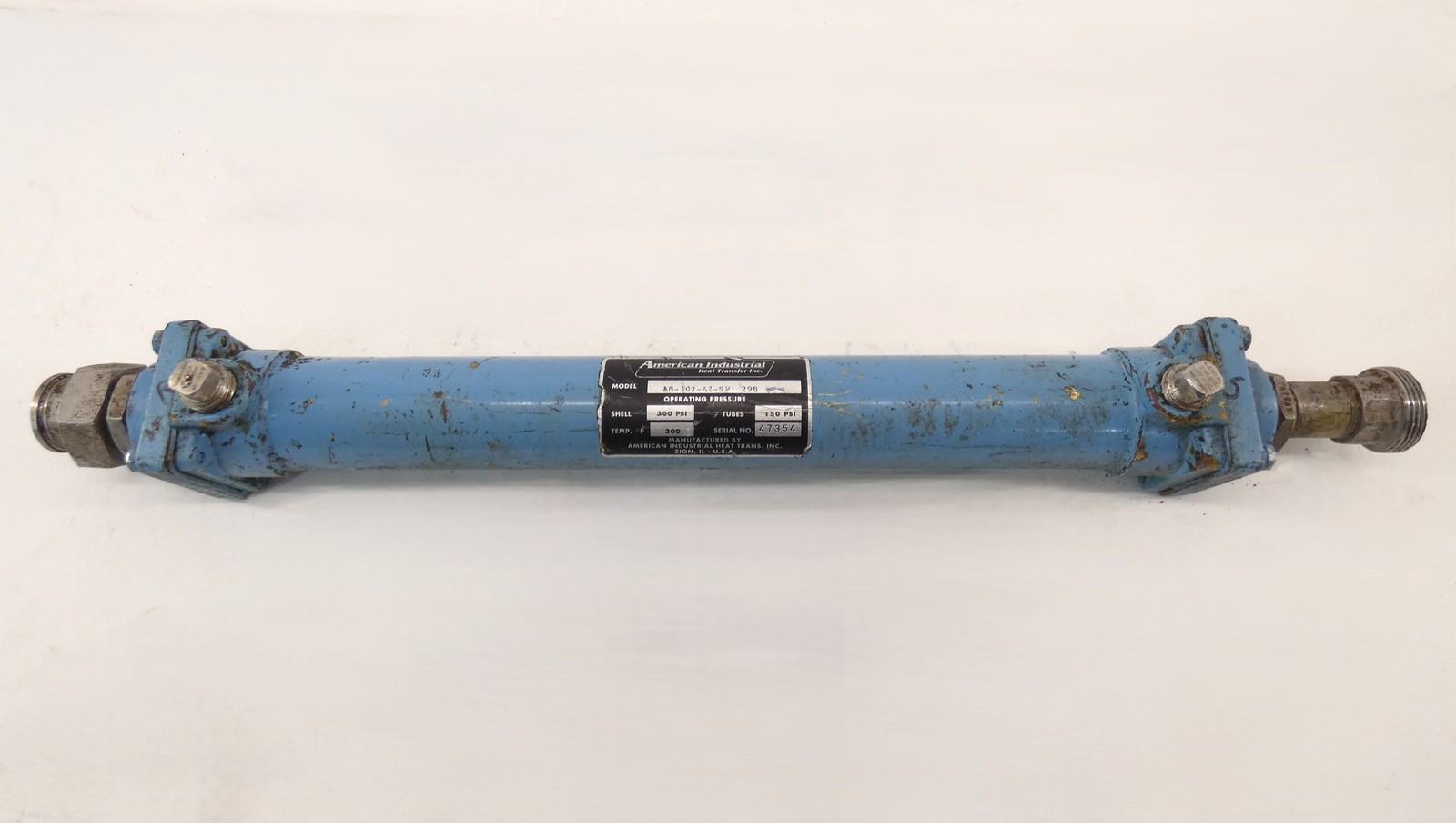 American Industry AB-402-A4-SP 298 Heat Exchange 150-300PSI 300°F