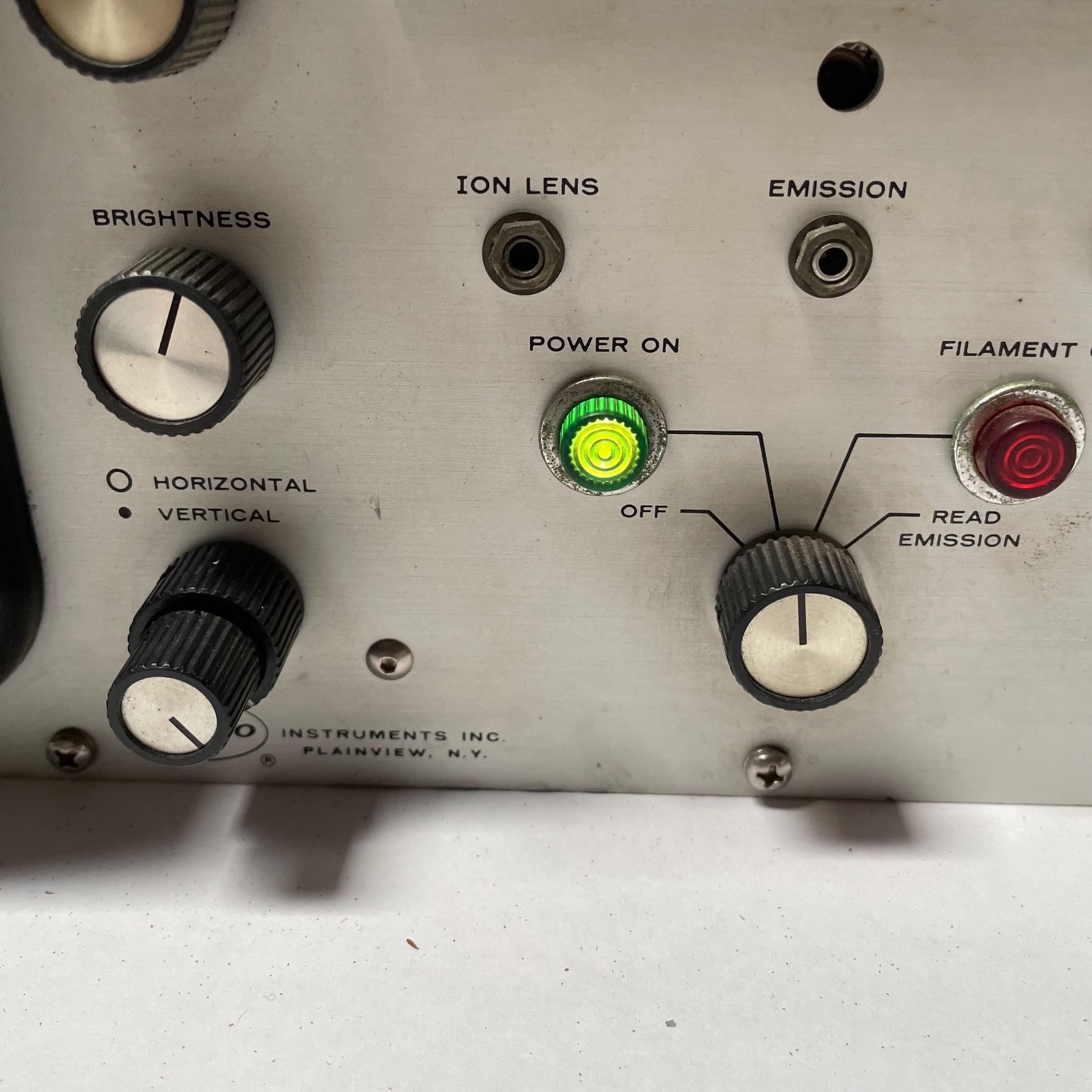 VEECO Instruments spi-10 Monopole Residual Gas Analyzer Vintage Lab Equipment