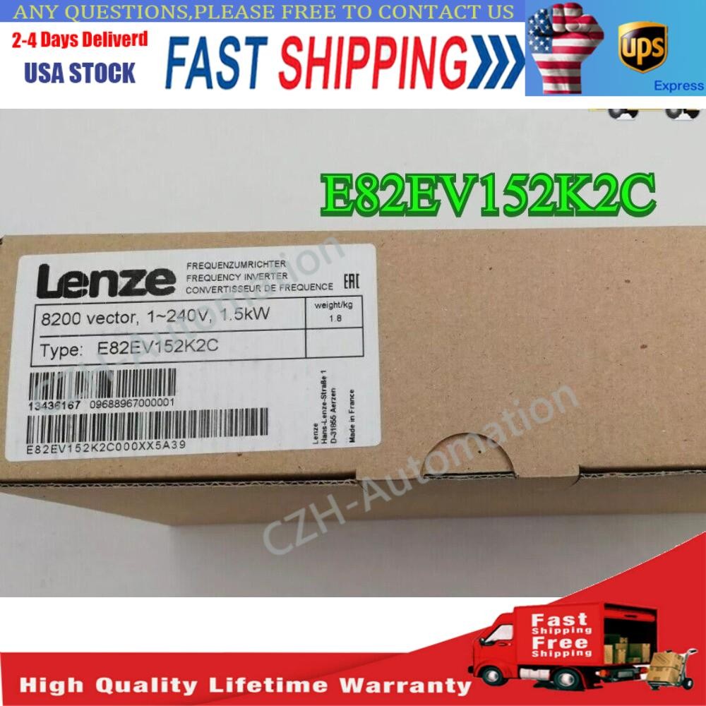 1PC E82EV152K2C NEW LENZE E82EV152K-2C LENZE FREQUENCY INVERTER Fast shipping
