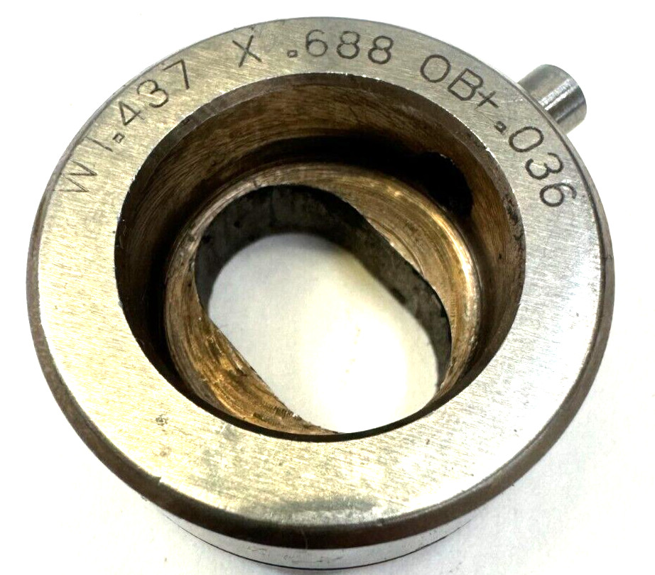 WILSON TOOL OBLONG DIE STN 28XX 0.437″ X 0.688″ 1 1/4″ OD