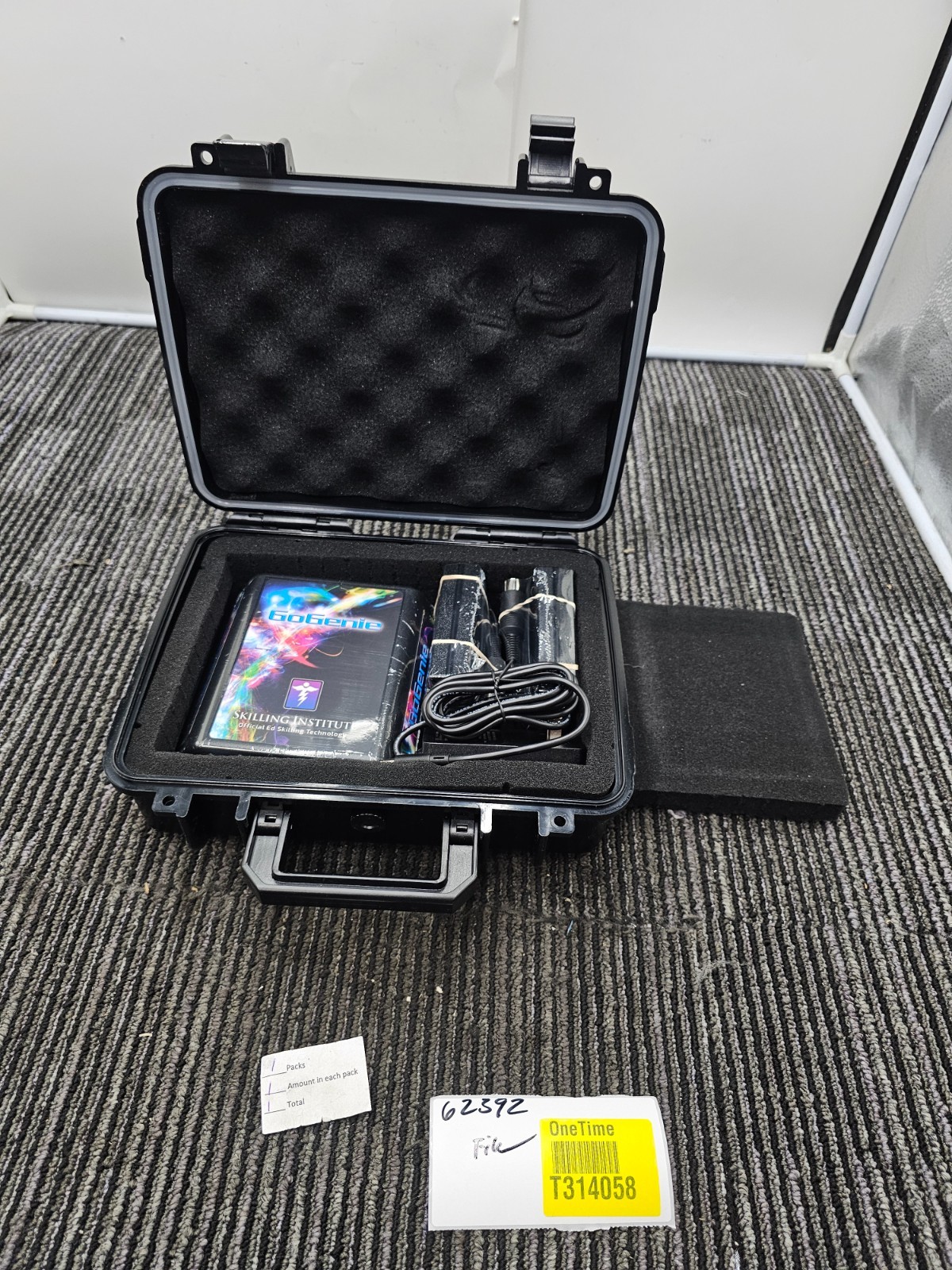 GoGenie Energy Device Ed Skilling Institute Black Hard Protective Carrying Case