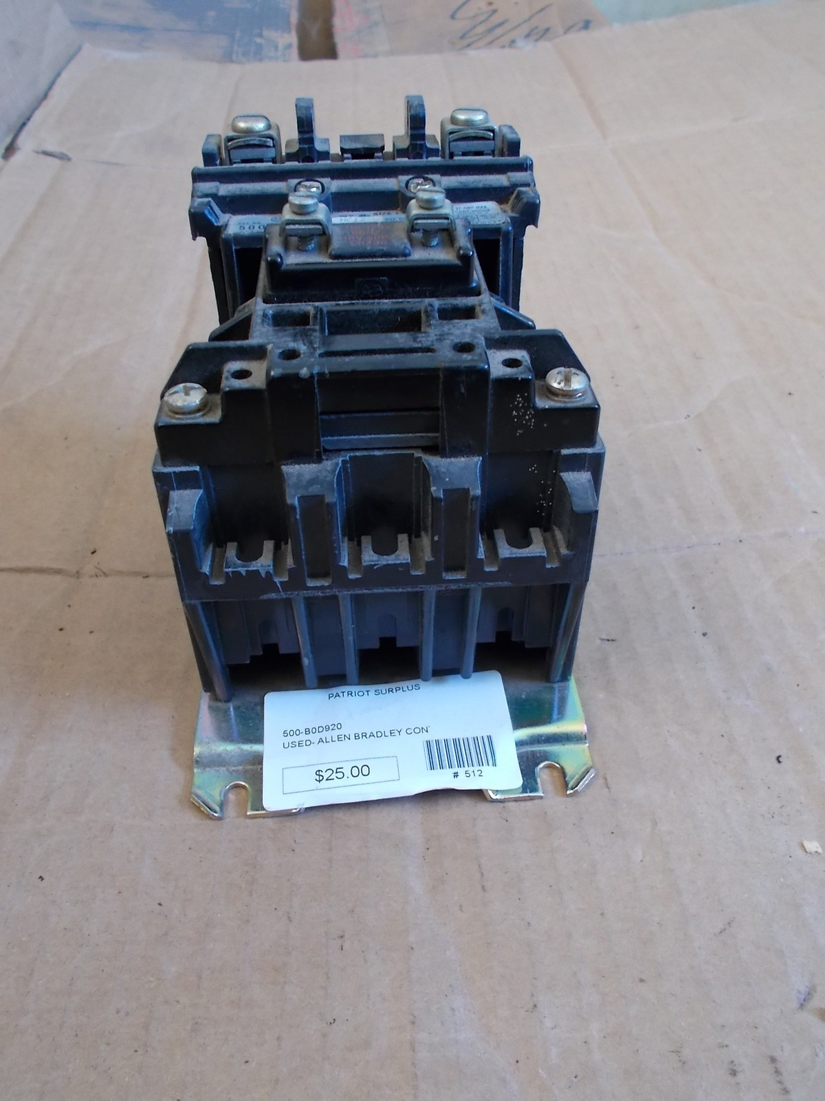 Allen Bradley 500-BOD920 size 1 Contactor *FREE SHIPPING*