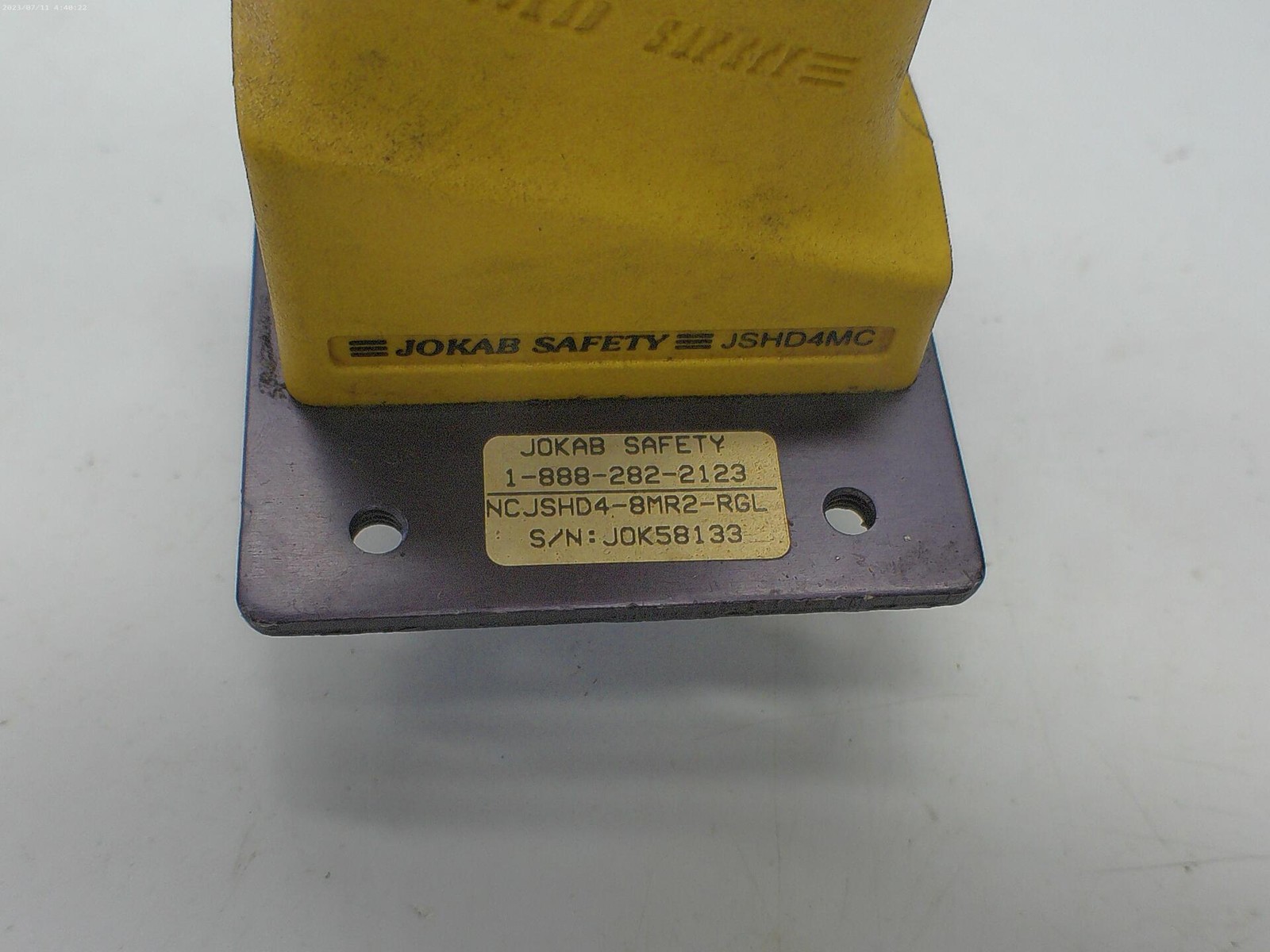 JOKAB SAFETY JSHD4MC NCJSHD4-8MR2-RGL CONTROL DEVICE (AS PICTURED) UNMP
