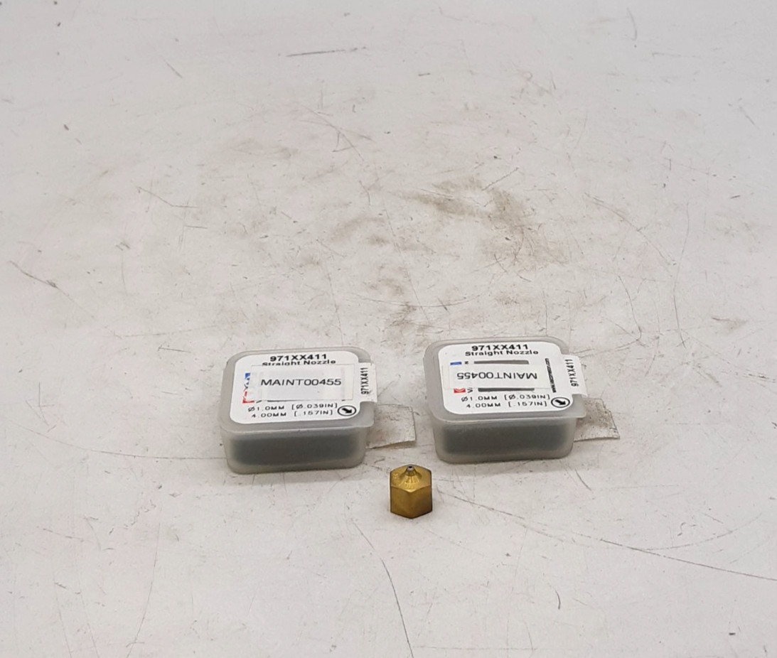Valco Melton 971XX411 Hot Melt Straight Nozzle – Lot of 2