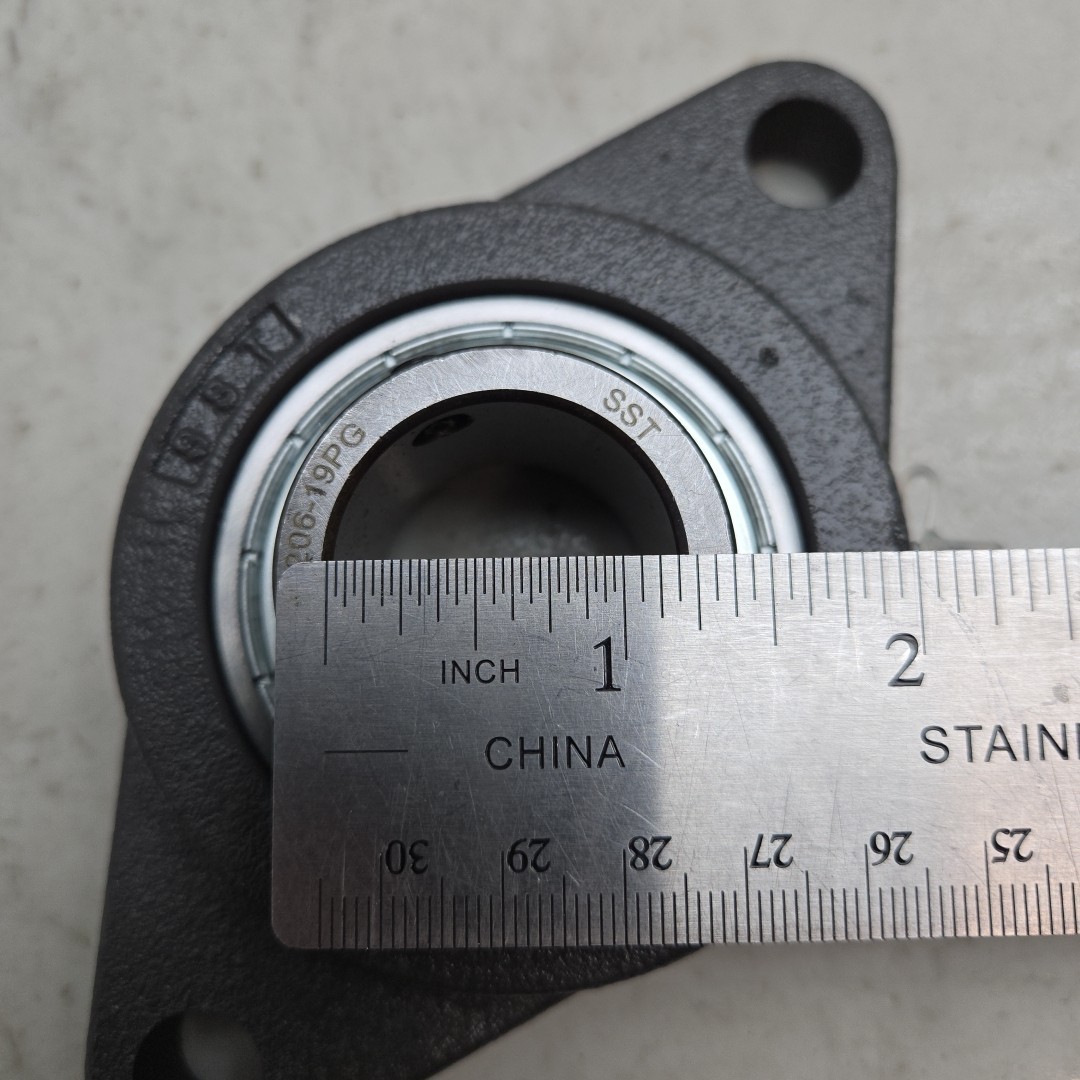 Sst SB206-19PG 1 3/16″ Bore Insert Bearing FTN206 2 BOLT Flange Mount Narrow New