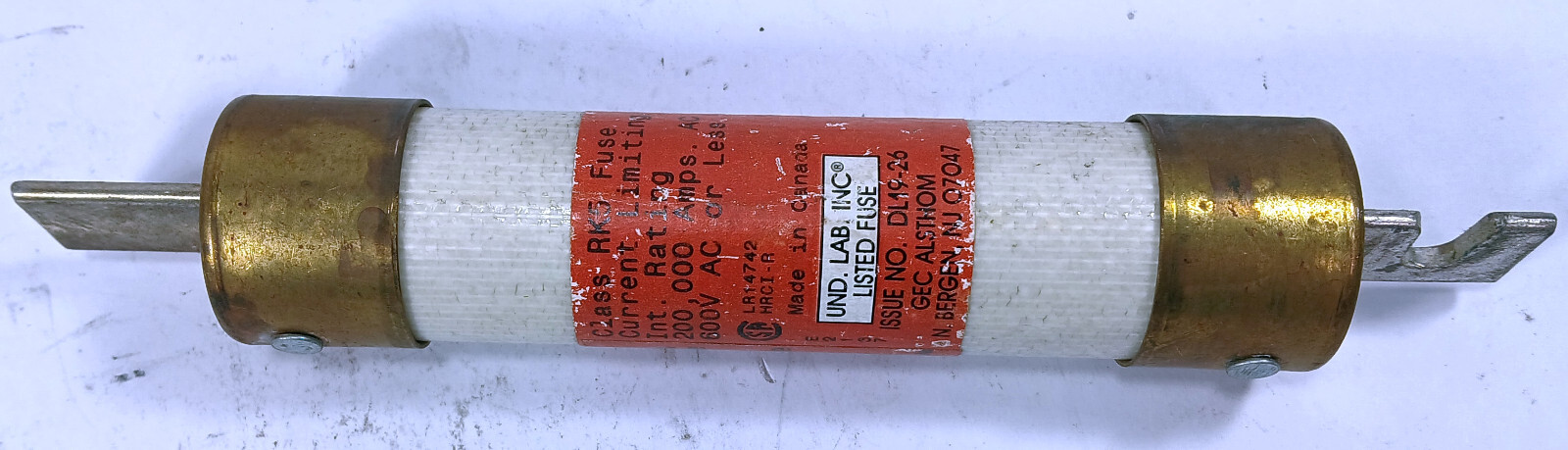 1 USED GEC ALSTHOM CRS-R100 100 AMP TIME DELAY FUSE ***MAKE OFFER***
